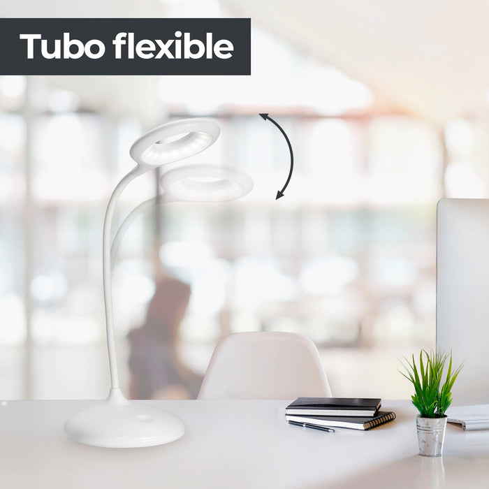 Lámpara De Escritorio Blanco 4w Led 1 Luz