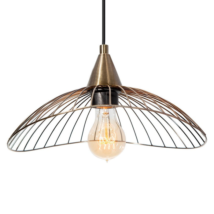 Lámpara de Techo / Colgante Cobre Convertible E27 40w 1 Luz